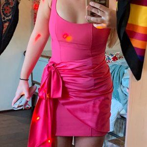 Cinq A Sept Waverly Dress Guava Pink